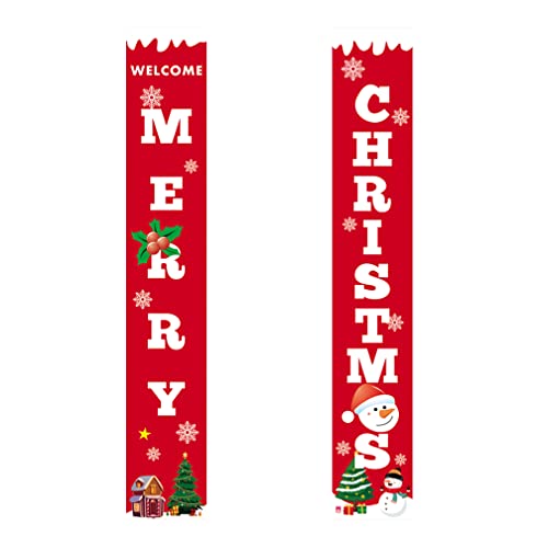Deruxan Bannières de Noël pour intérieur ou extérieur Cover