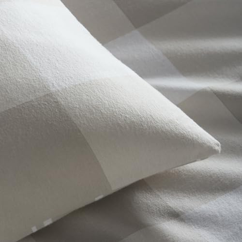 Housse de couette coton brossé Glenmore contre le froid nocturne sans transpirer