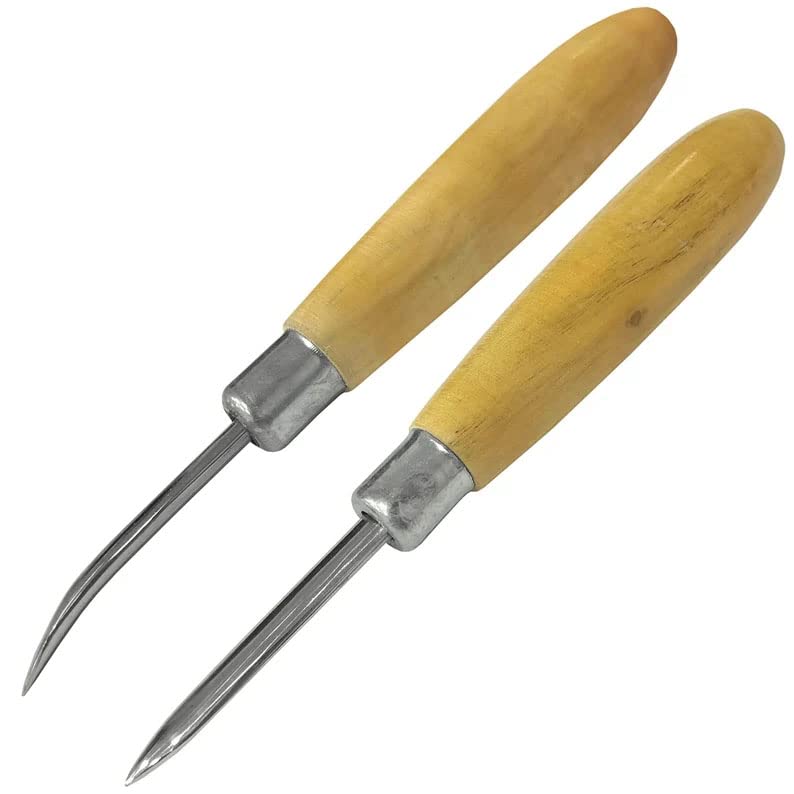 OSCAR Straight and Curved Stone Setting Tools with Chasing repouse Flat Hammer 30mm 1