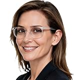 OCCI CHIARI Blue Light Reading Glasses Women Computer Round Readers for Petite Face 2.75+(1.0 1.25 1.5 1.75 2.0 2.25 2.5 2.75 3.0 3.5 4.0 5.0 6.0)