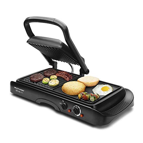 Grill 2 Em 1 Multilaser Preto 110v