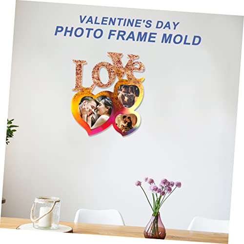 Moldes para marcos de fotos de gel de sílice SHINEOFI para manualidades personalizadas 8