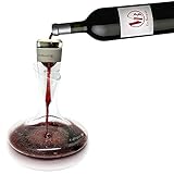 Sorprendente: set para la aireación y oxigenación del vino mientras este se sirve, el cual permite notar un mejor aroma y sabor en el vino