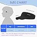 Trodalo Kids Sun Visor Hats for Girls Boys, Lightweight Cooling Stretchy Visor, Packable Sports Hat for Running, Tennis, Golf Black
