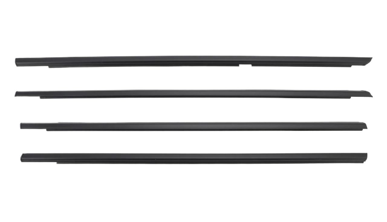 Mashrgx One Color 4Pcs Door Glass Belt Outer Molding Weatherstrip For Suzuki For Grand Vitara 2009-2013 Automotive Window Door Seals