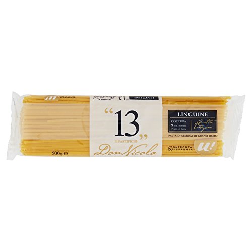 Tempo di cottura 9 minuti normale, 7 minuti al dente; modalit di cottura 100 g di pasta, 1 litro di acqua, 10 g di sale; salare l'acqua in ebollizione, aggiungere la pasta, mescolare per il primo minuto di cottura, cuocere seguendo i tempi indicati, scolare senza eliminare tutta l'acqua.