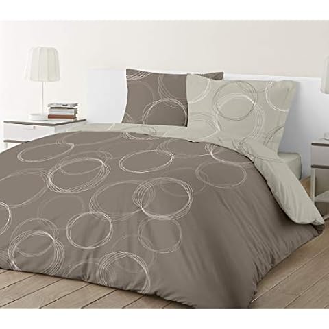 Vision - Parure de lit Lenny Taupe Cover