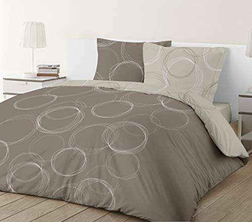 Vision Lenny, Baumwolle, Taupe, 240 x 220 cm