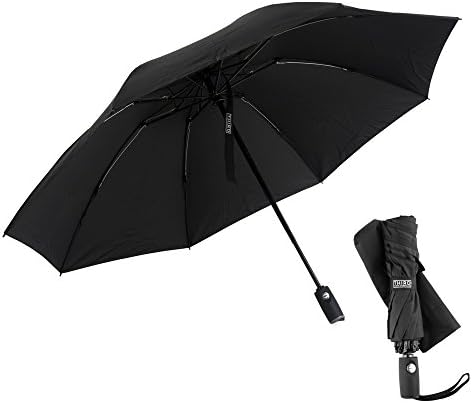 Third Floor Umbrellas โ 46 Inch Automatic Open and Close Inverted Umbrella โ Compact Reverse Umbrella Windproof โ Big Lightweight Upside Down UV Travel Umbrella