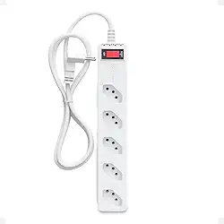 Clamper Energia 5 Tomadas Branco