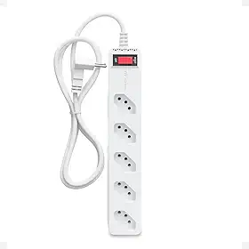 Clamper Energia 5 Tomadas Branco