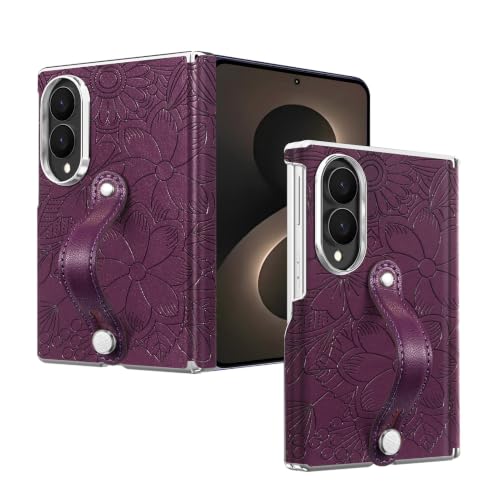 TopFunny �P�[�X Galaxy Z Fold8 �Ή� �P�[�X ���g�� �G���{�X�t�����[ ���X�g�o���h �z���_�[ �P�[�X �X�����J�o�[ Samsung Galaxy Z Fold8 �p�[�v��