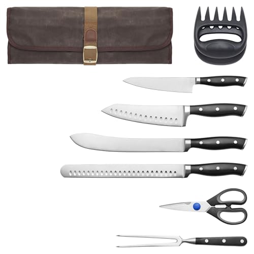 Henckels Forged Accent 9-pc Barbecue Carving Tool Set,Black