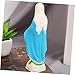 Beatifufu Mary Statue Catholic Religious Figurine Desktop Decoration Resin Madonna Ornament 5.91 Inch Small Catholicism Decor for Home and Office