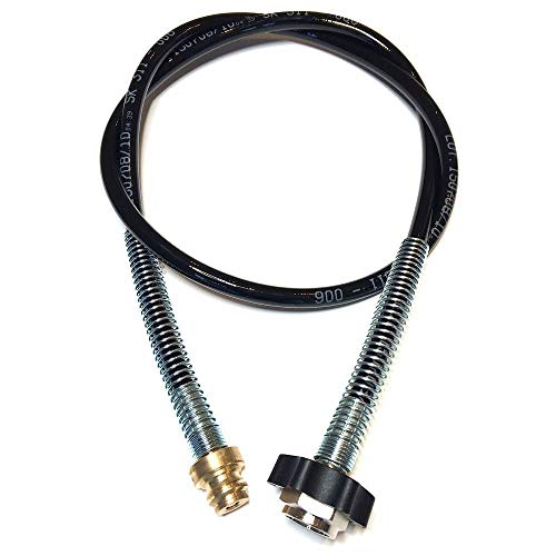 Neues Wasser Group Premium CO2 Adapter-Hochdruckschlauch für Sodastream | Für Anschluss an grössere CO2 Flaschen Kohlensäureflasche | Wassersprudler CO2 Schlauch | Direktanschluss (Länge 2) Cover