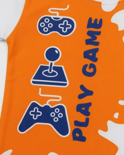 Image of Kuchipoo Boys Full Sleeves T-Shirt and Pajamas Set-Pack 0f 2