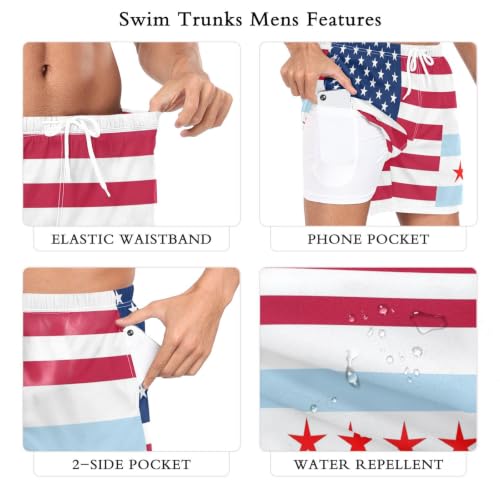 Traje de baño para hombre Yuiboo resistente talla S repelente al agua 7