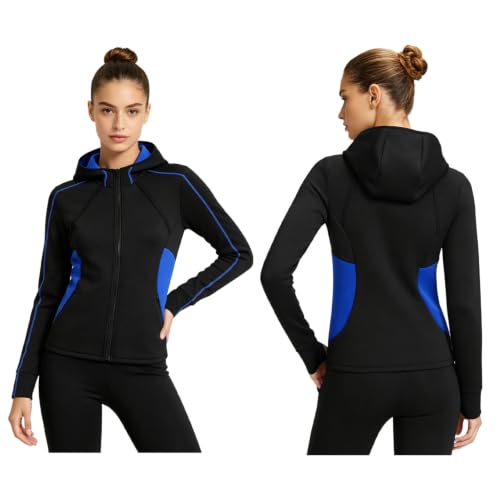 Top de Buceo para Mujer para Snorkel y Buceo en Azul Talla Pequeña miniatura 1