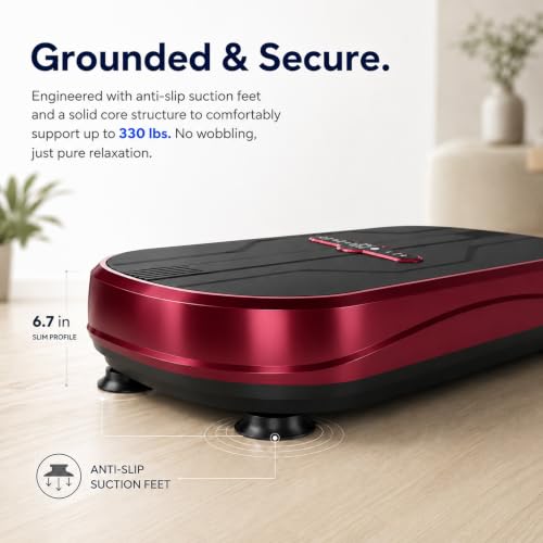 Natini Vibration Plate Exercise Machine - Power Vibrating Plate for Lymphatic Drainage,Whole Body Workout Machine for Women Weight Loss Home Fitness, - Image 6