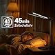 Aisutha Schreibtischlampe led,Double Arm Schreibtischlampe mit 5 Farben＆10 Helligkeitsstufen,Schreibtisch Lampe mit 45min Timer-Off,Touch-Steuerung Led Tischlampe für Studium (Schwarz)