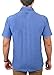 Urban Fox Men's Golf Shirts for Men | Short Sleeve Performance Polo Shirts for Men | Heather Dry Fit | Moisture Wicking | Blue X-Large