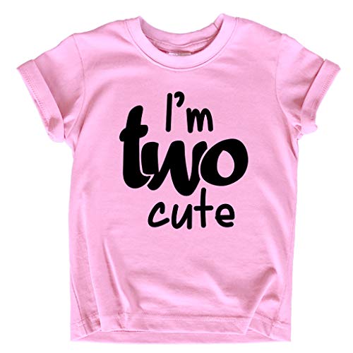 Image of 2nd Birthday Outfits for Toddler Girls im Two Cute Shirt Girl 2 Years Old Second Birthday