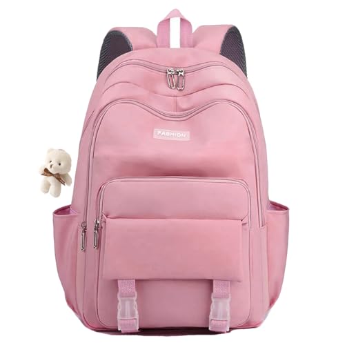 Mochila De Costas Leve Feminina Escolar Viagem Trabalho (ROSE)