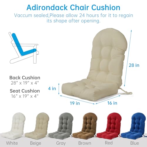 Ylymence Rocking Chair Cushion 44x19x4 Non-Slip Indoor Adirondack Chair pad by Ylymence - Used condition - Image 6