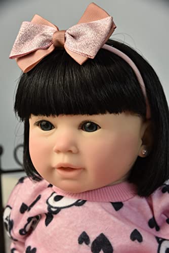 Boneca Reborn Morena Bebe Reborn Menina Pijama Fofa