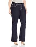 Signature by Levi Strauss & Co Women's Plus-Size Totally Shaping Boot Cut Jeans, After Hours, 18 Medium
