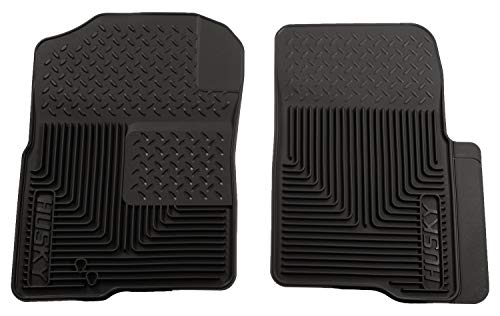Husky Liners Heavy Duty Floor Mats | Front Floor Mats - Black | 51231 | Fits 2003-2014 Ford Expedition/Lincoln Navigator, 2004-2010 Ford F-150, 2006-2008 Lincoln Mark LT 2 Pcs