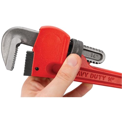 Image of Performance Tool W1136 4-Piece Pipe Wrench Set, 8, 10, 14, 24 in.