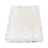 Tappeto di erba artificiale di alta qualità e spesso tappeto erboso per interni ed esterni, 2 x (2 x 3 m), a bassa manutenzione, resistente alle intemperie, ideale per terrazze e giardini