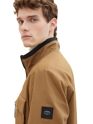 TOM TAILOR Herren Fieldjacke mit Brusttaschen aus Baumwolle, 15078 - Otter Brown, XXL – Ansicht 6