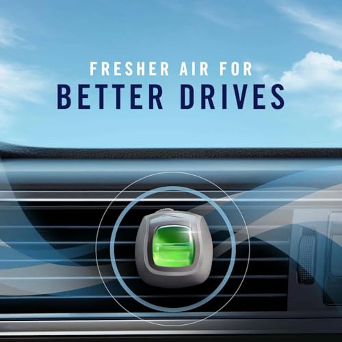 Image of Febreze AUTO Air Freshener Vent Clip Ember, 07 oz. Car Vent Clip, Pack of 2 (CEDAR)
