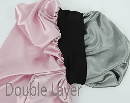 Sengterm Kids Long Satin Bonnet Girls Sleeping Cap Braids Bonnet For Long Curly Hair #TOP4