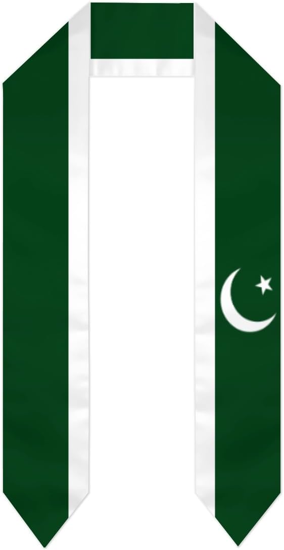 Flag Graduation Stoles for Men and Women, Graduation Shawl Sash for International Graduation's Day