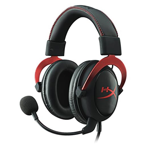 HyperX KHX-HSCP-RDRC Cloud II Gaming Kopfhörer für PC/PS4/Mac/Mobile (Refurbished), rot