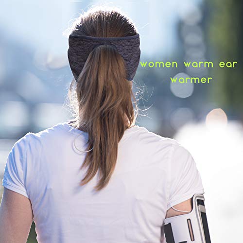 6 Pieces Women Ponytail Headband Ear Warmer Headband Winter Running Head Wrap Moisture Wicking Ear Band Yoga Hair Band Running Sweatband For Women Girls Outdoor Sports, 6 Colors (Ordinary Set) #TOP2
