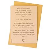 nagu® Tarjetas Felicitación San Valentín de Madera. Regalos Personalizados...