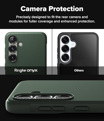 Image of Ringke Onyx Compatible with Samsung Galaxy S25 Plus Case Cover Rugged Flexible Durable Anti-Slip TPU Protection Shockproof S25 Plus Back Cover - Dark Green