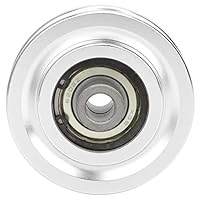 Alomejor Fitness Riemenscheibe 70 80mm Universal Lager Riemenscheibe Rad für Fitnessgeräte Fitnessgeräte Kabelmaschine Verschleißfestes Ersatzteil(70mm)