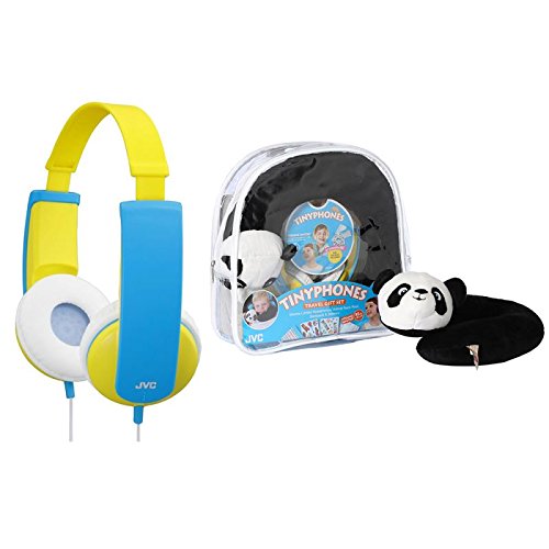 JVC HAKD5P Tiny Phones Cuffie per bambini, colore: giallo