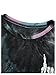 Verdusa Men's Tie Dye Short Sleeve Round Neck Tee Top Black Purple M