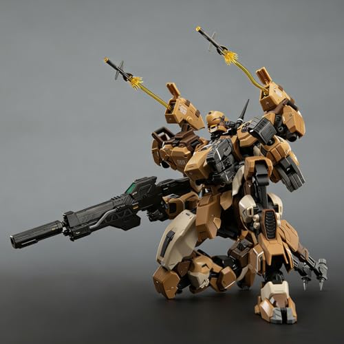 Image of Pipigirl 1 /100 Plastic Mecha Action Figures Kits, Caracal, 8.5 in High, Model Kits to Build, Easy to Assembly Mecha Model