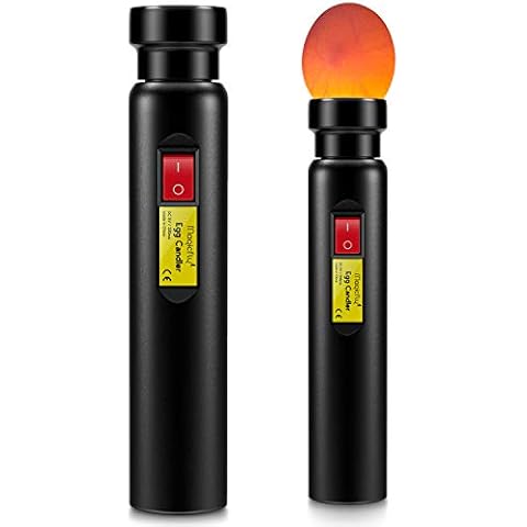 Magicfly Rechargeable Egg Candler Tester for Monitoring Eggs Development, Bright Cool LED Light Candling Lamp Cover
