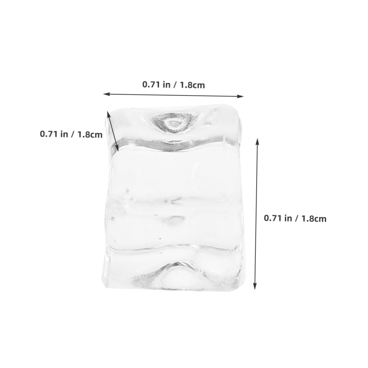 Cubitos de Hielo de Plástico Falsos Reutilizables 100 Piezas