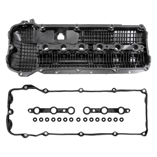 Image of 11129070990 Valve Cover Gasket Sets Compatible with 99-03【BMW】 320I /323CI /323I /323IS /325CI /325I /325XI /328CI /328I /328IS /330CI /330I /330XI /525I /528I /530I /X5 /Z3 /Z4 2.0L 2.5L 2.8L 3.0L L4 VS50368,VS50626R