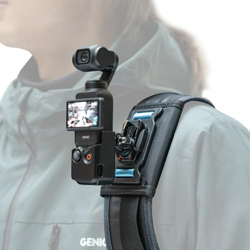 Peak Design x Osmo Pocket 3 用バックパックマウント Amazon.com: SUREWO Osmo Pocket 3 Backpack Mount,Bag Belt Shoulder