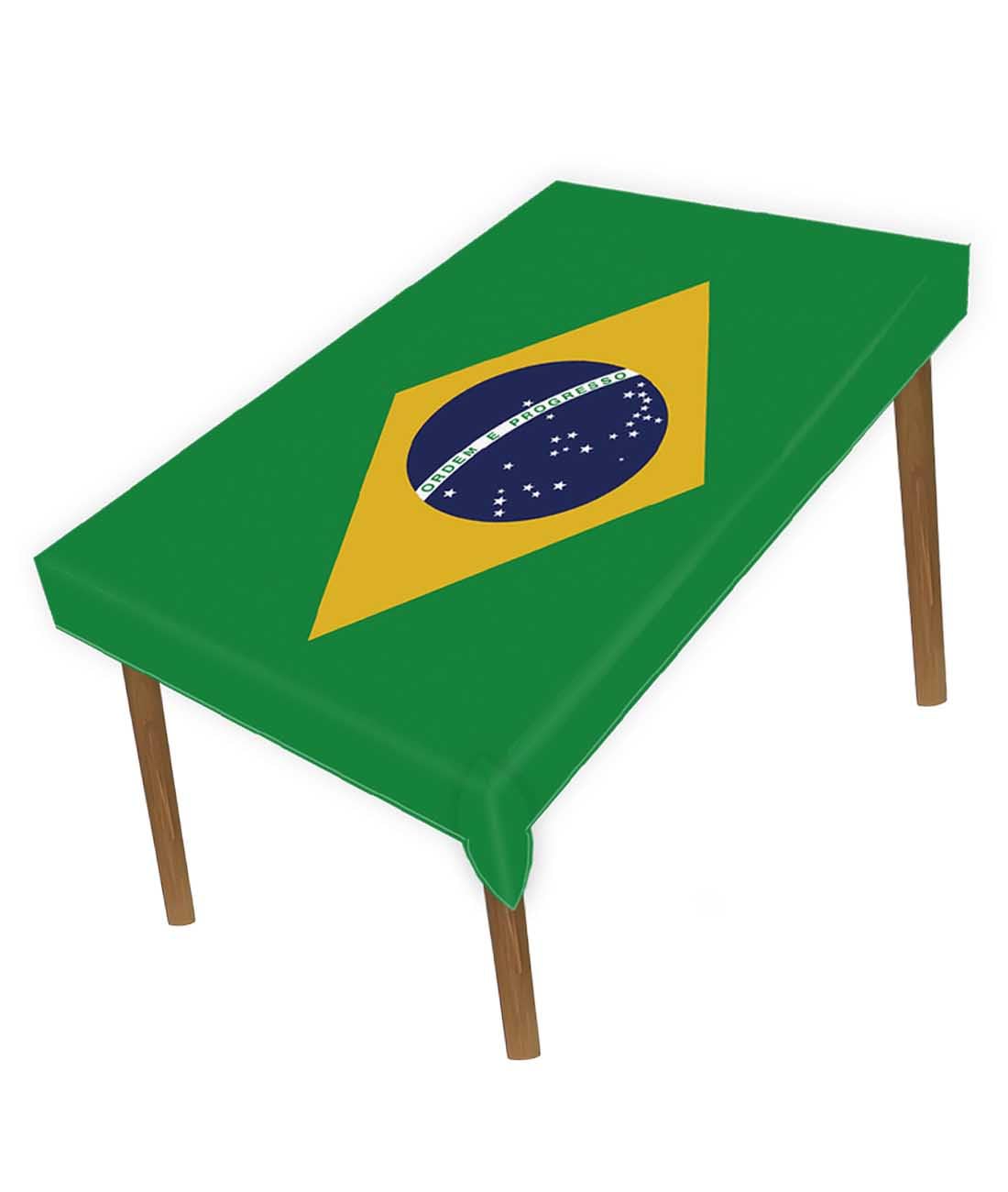 Petite Pine Brazil Large 1.5×2 Meters Tablecloth,5×7 Ft Ian Flag Table Colth For Dining Home Decor